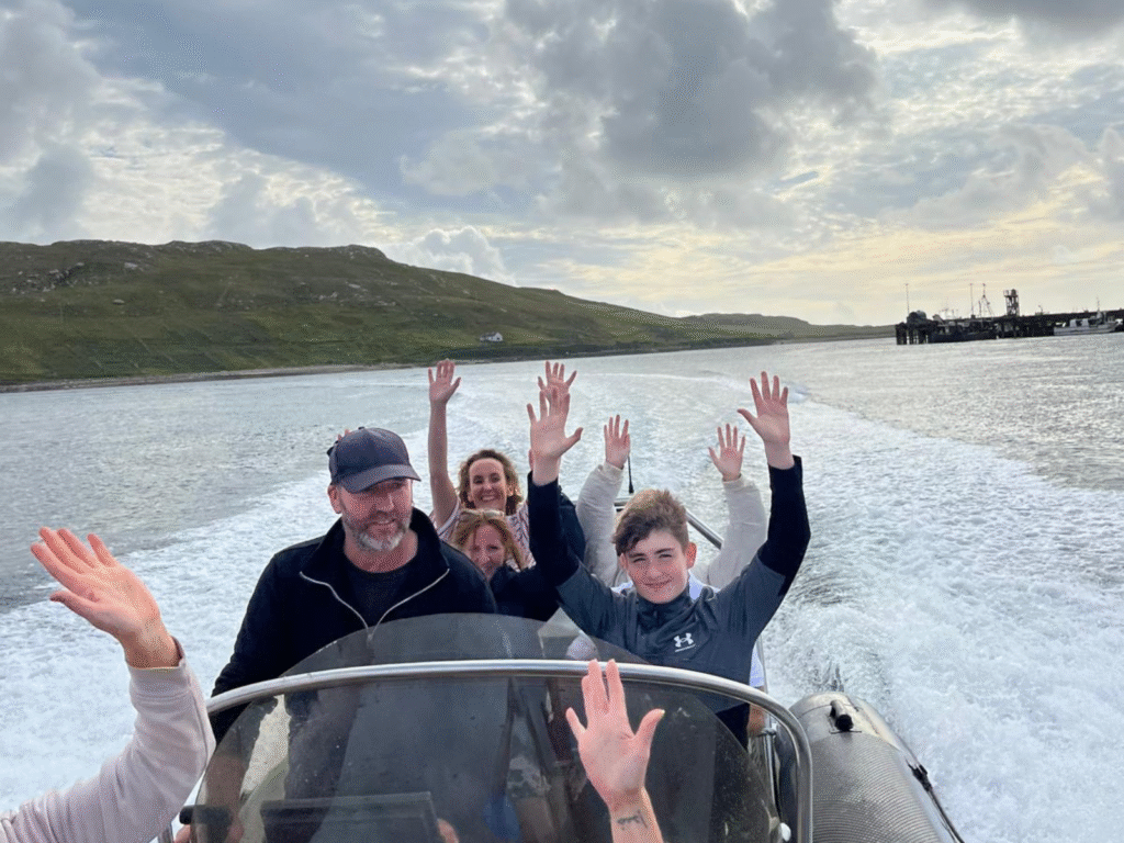 Rib boat tour on Achill